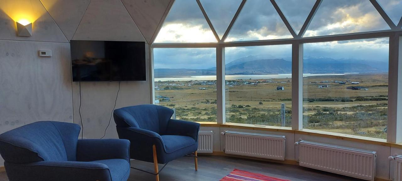 Dome With Stunning Glacier & Mountain Views Puerto Natales Exterior photo